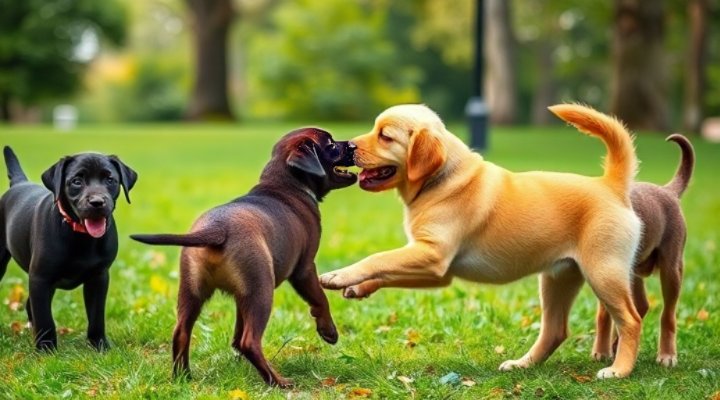 Puppy socialization with other dogs